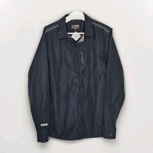 686‎ Gore Tec Infinium Everywhere Snapup Shirt XL Black Gore-Tex
